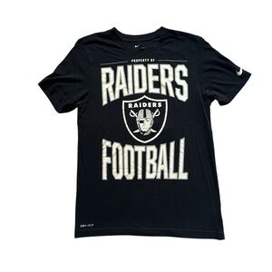 Nike DriFit NFL Las Vegas Raiders T-Shirt Black Size‎ S